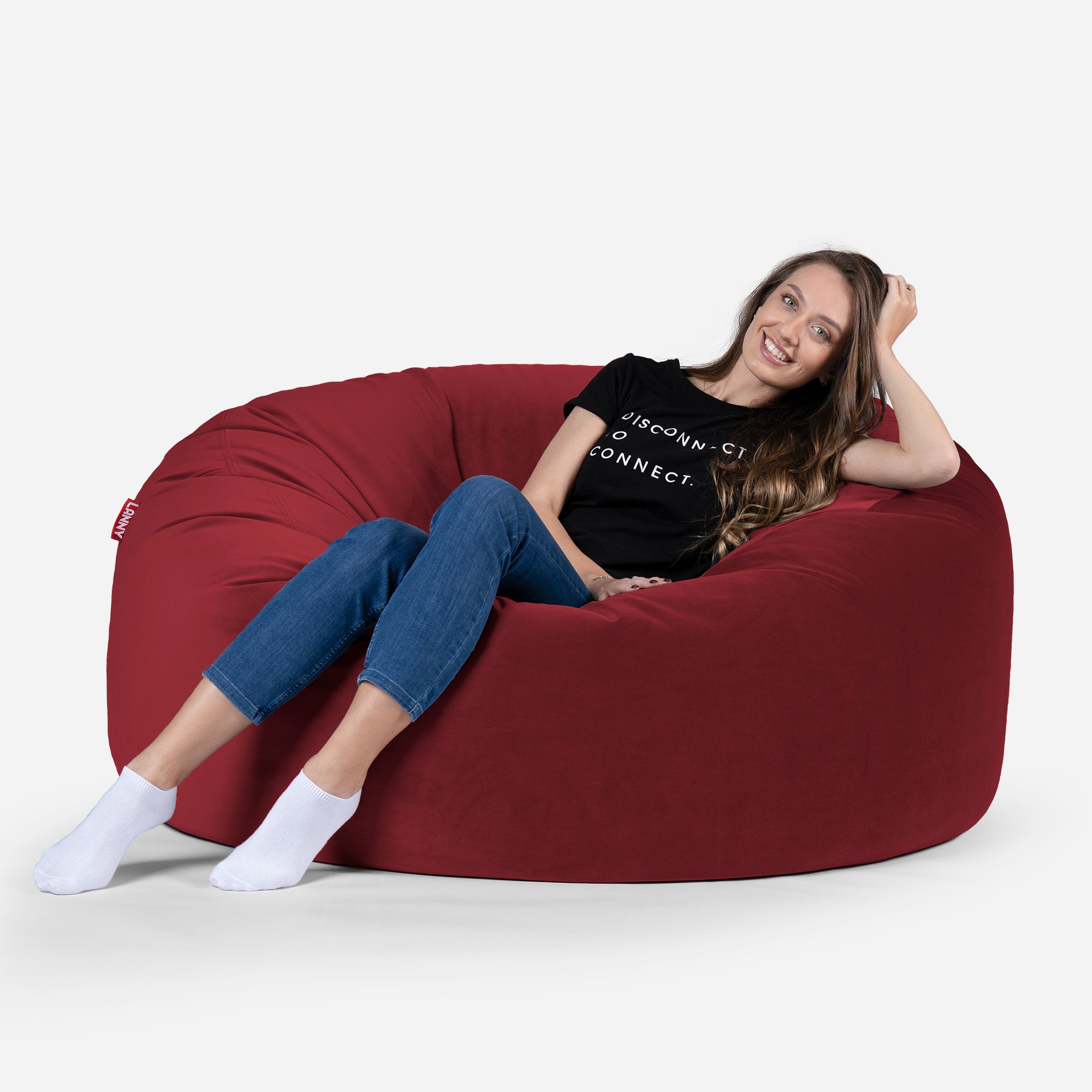 Large red deals bean bag