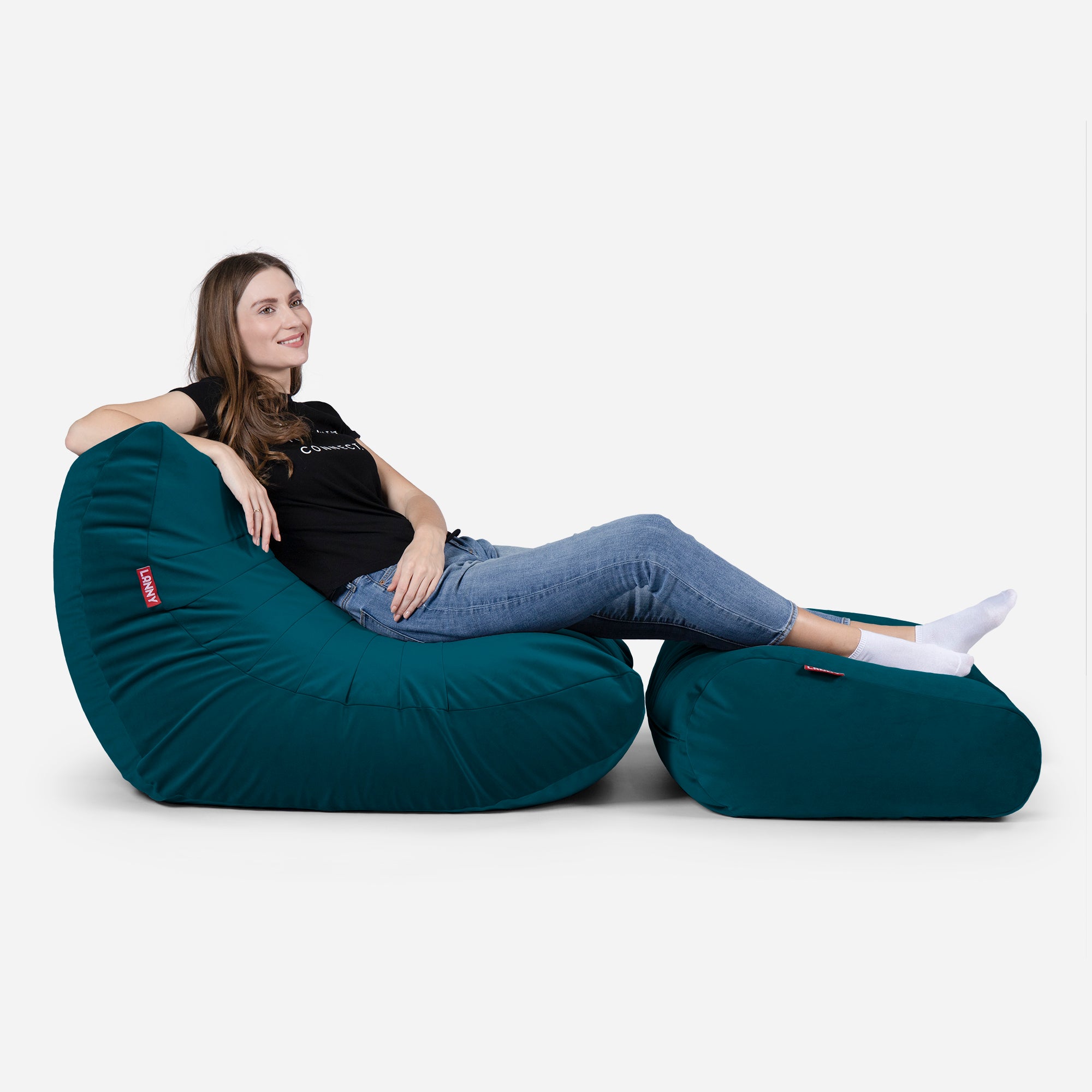 Aqua bean bag deals chair