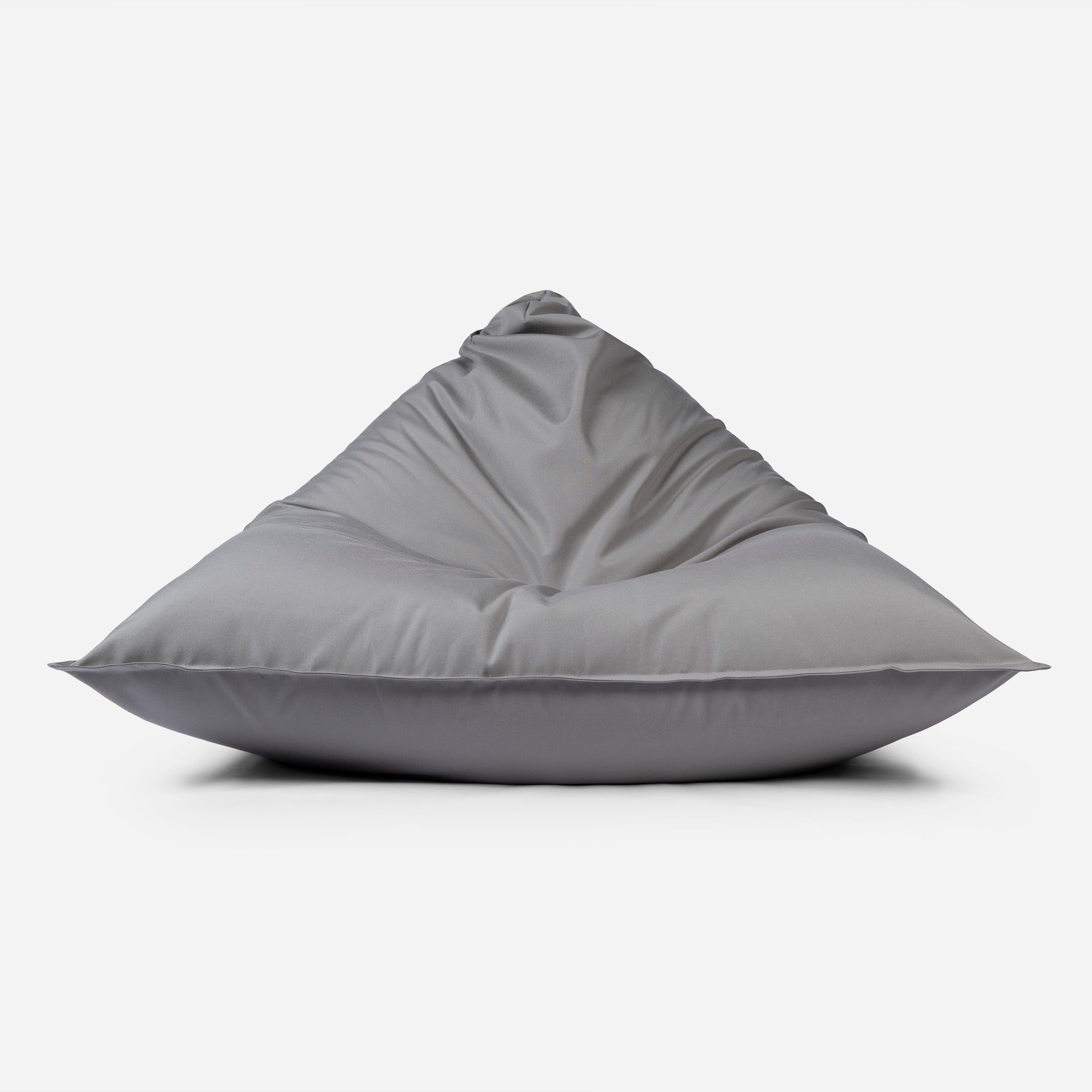 Grey and white bean bag sale