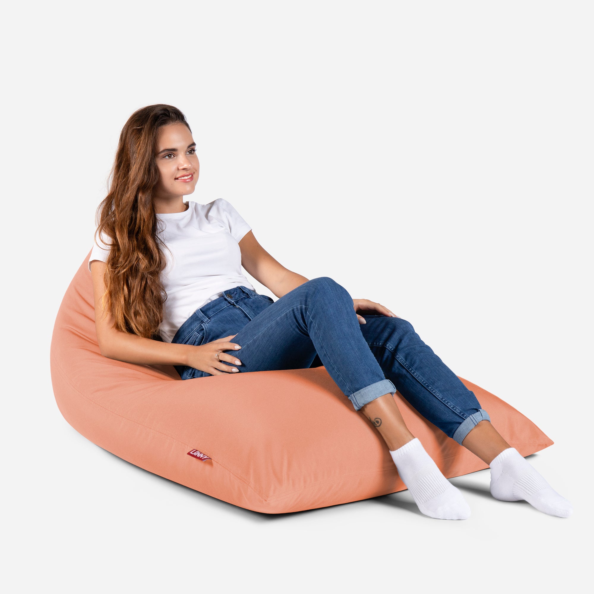 Slim Outdoor Peach Bean bag