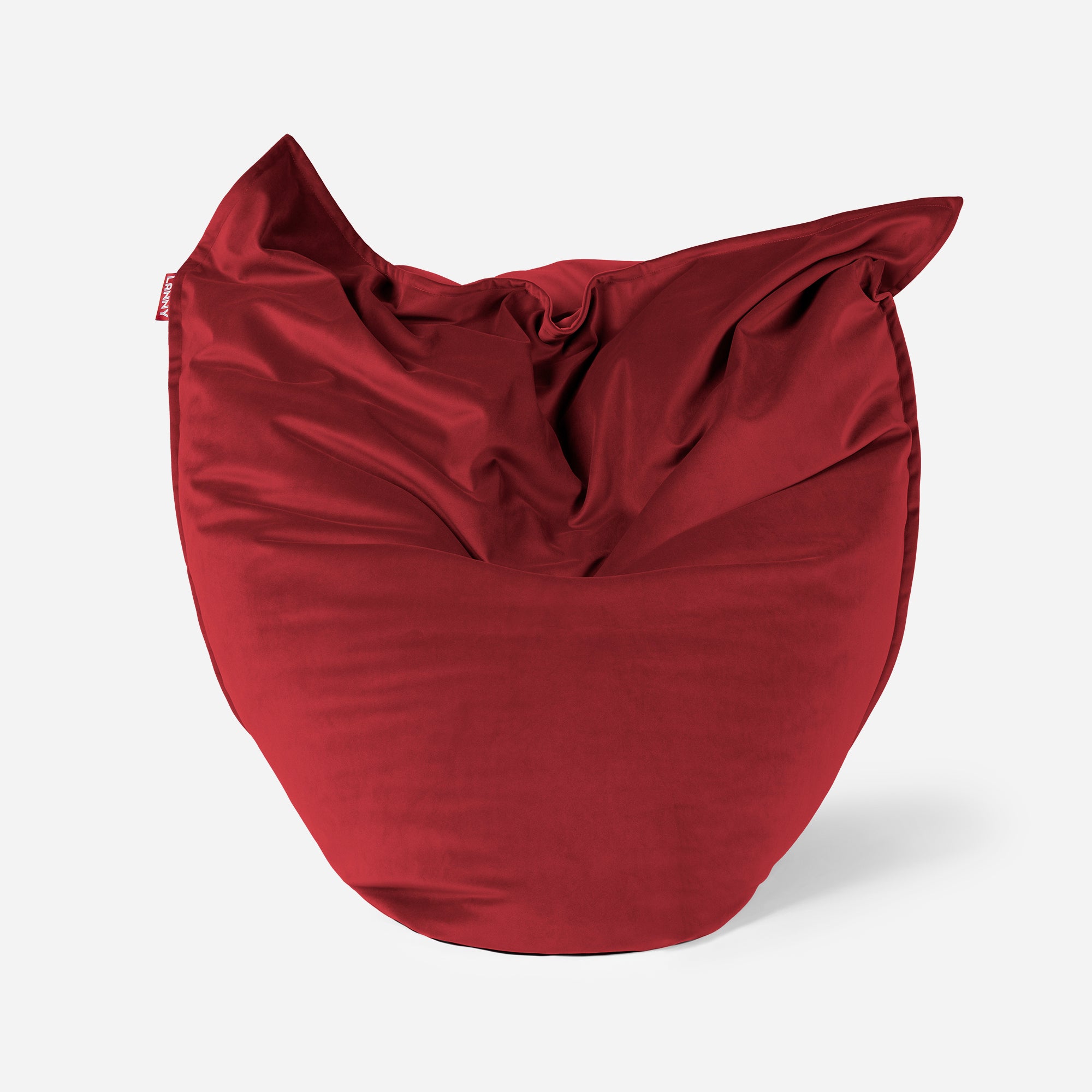 Sloppy Large Velvet Red Bean bag