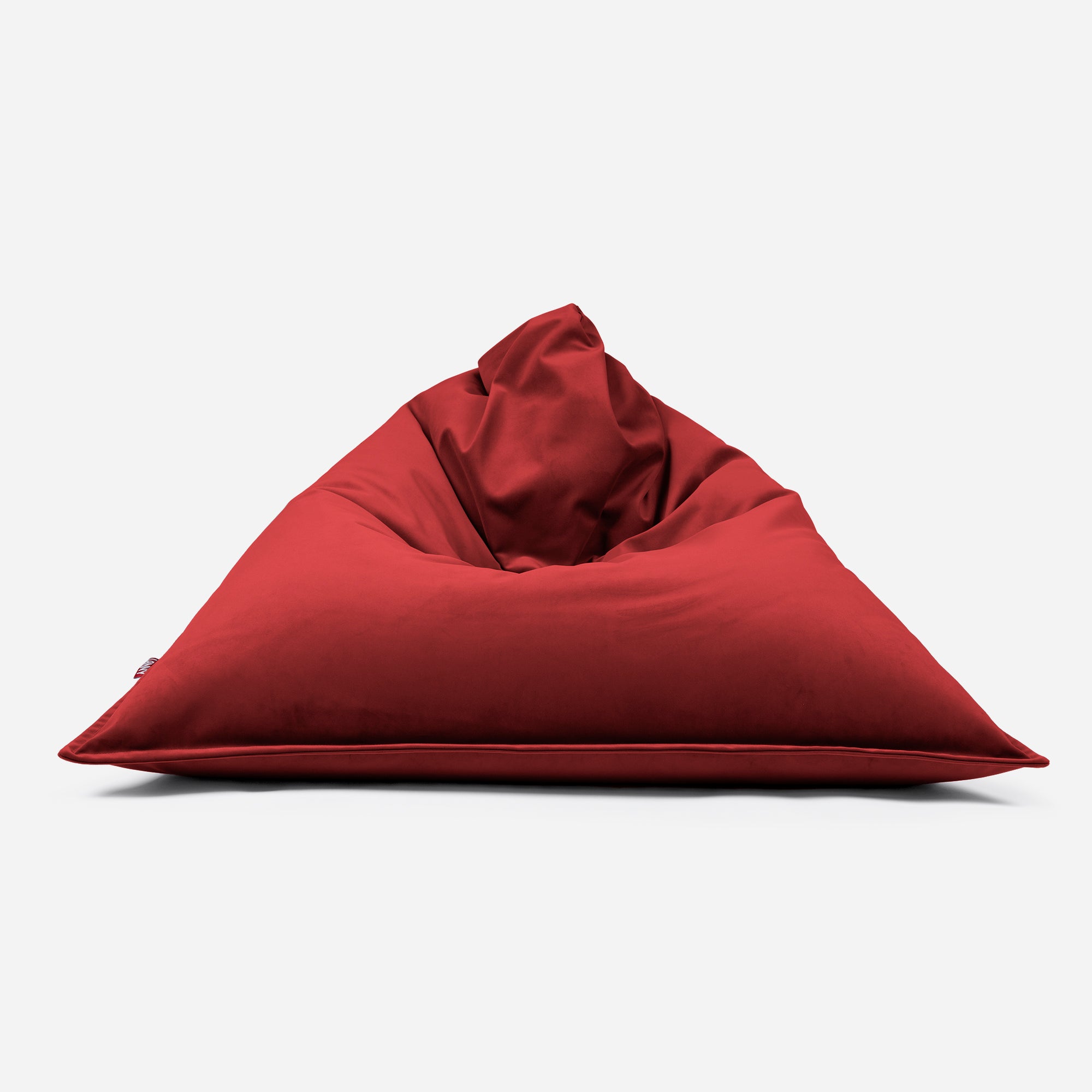 Sloppy Large Velvet Red Bean bag