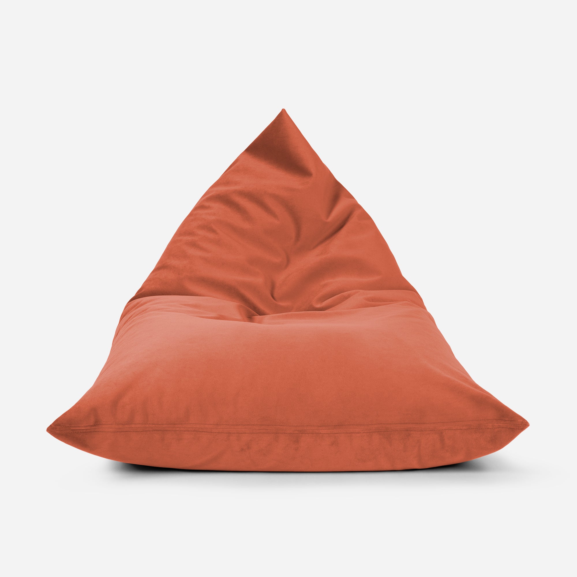 Slim Velvet Amber Bean bag