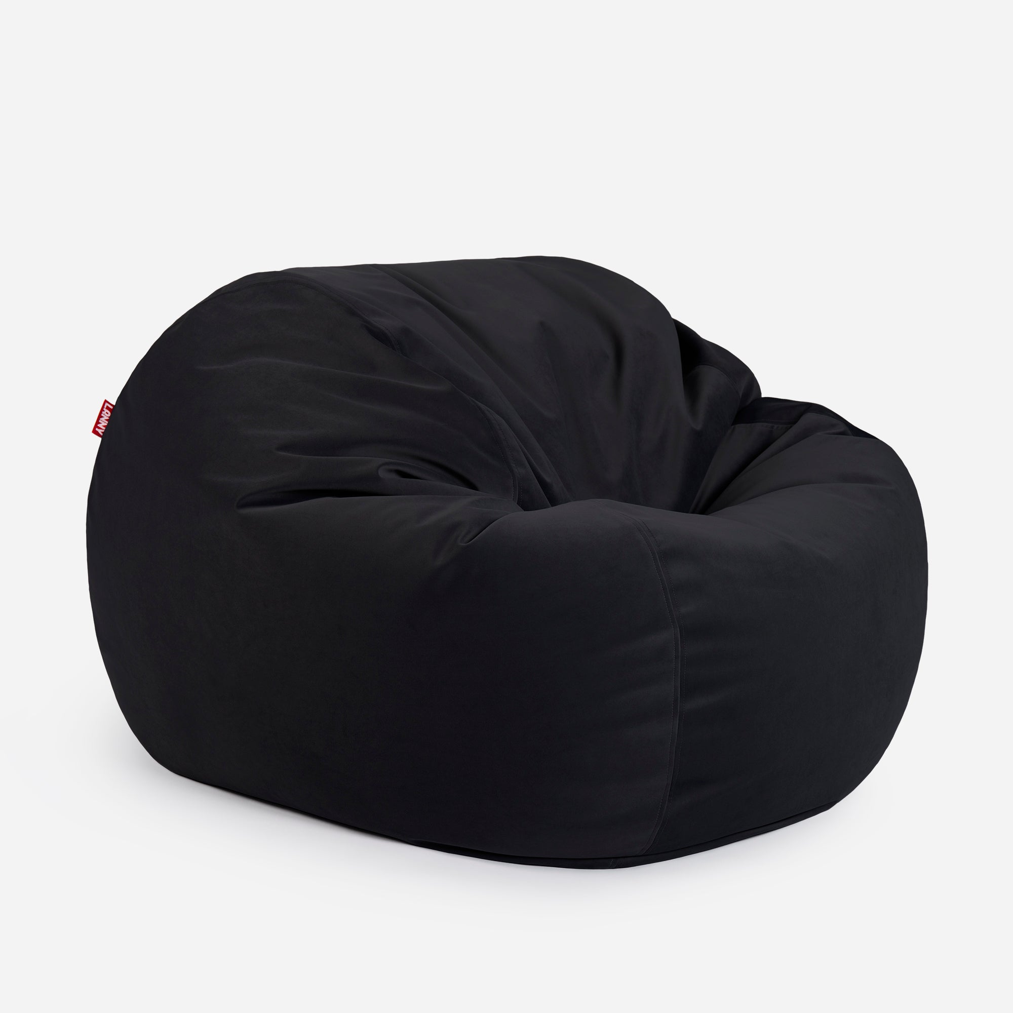 Sphere Velvet Black Bean bag