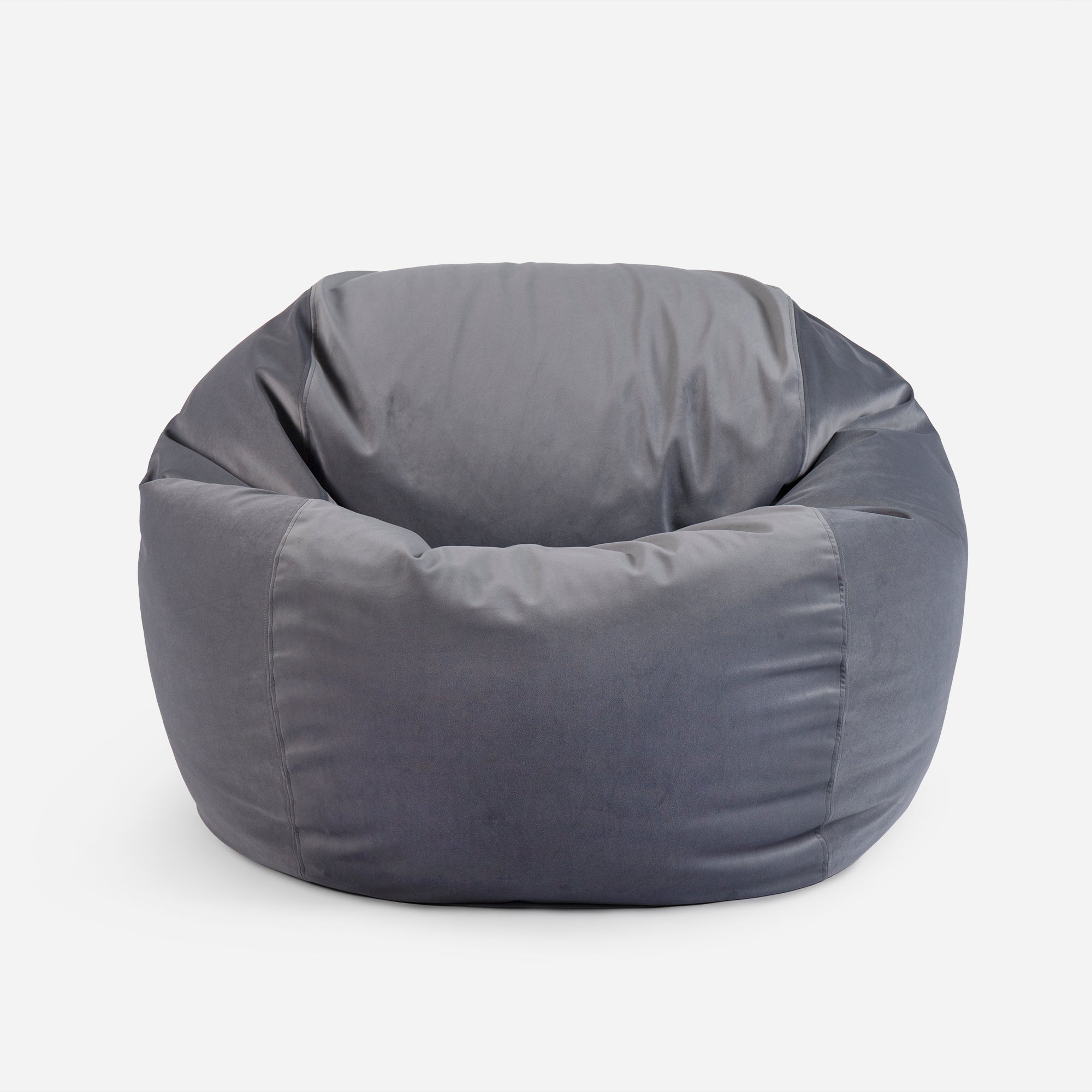 Sphere Velvet Gray Bean bag