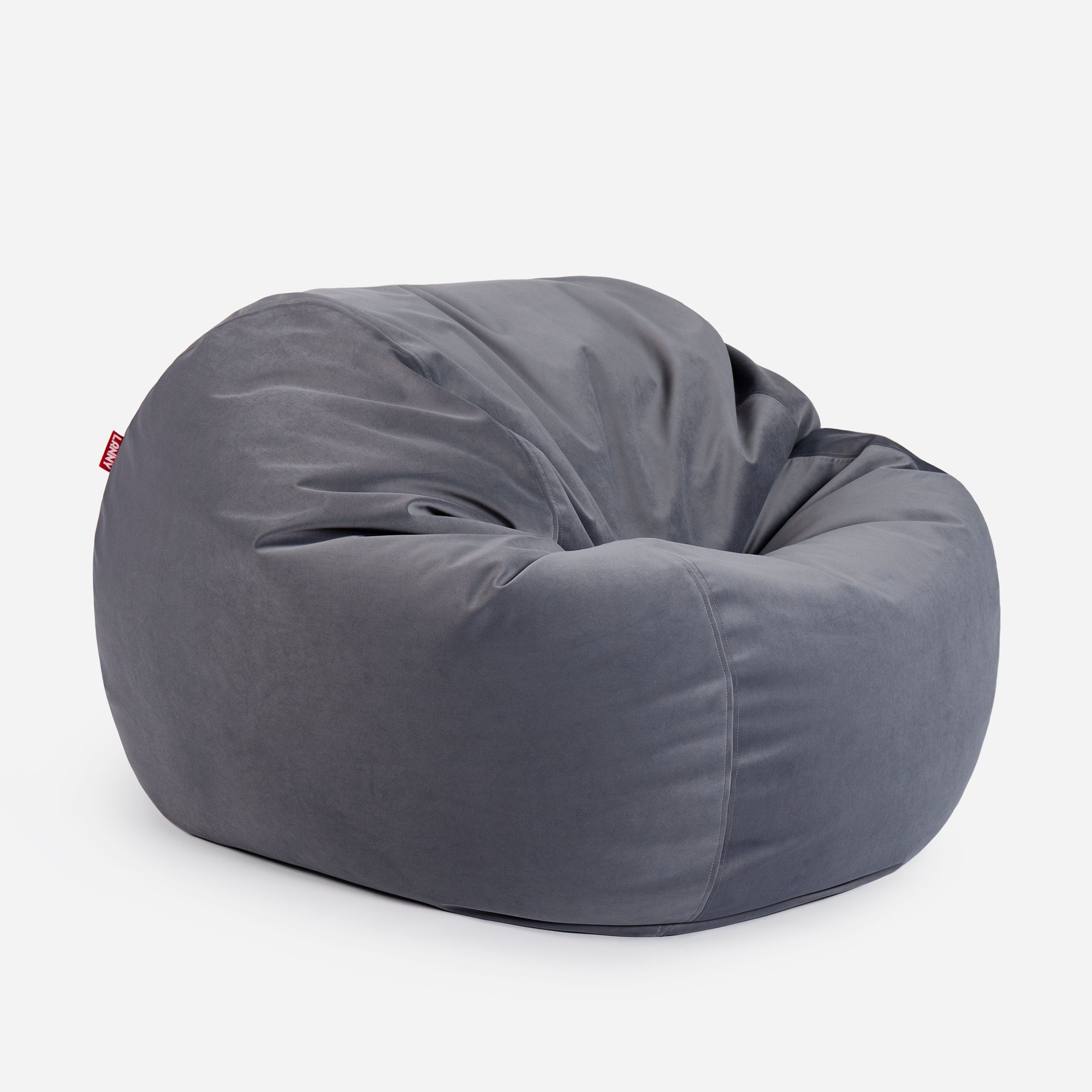 Sphere Velvet Gray Bean bag