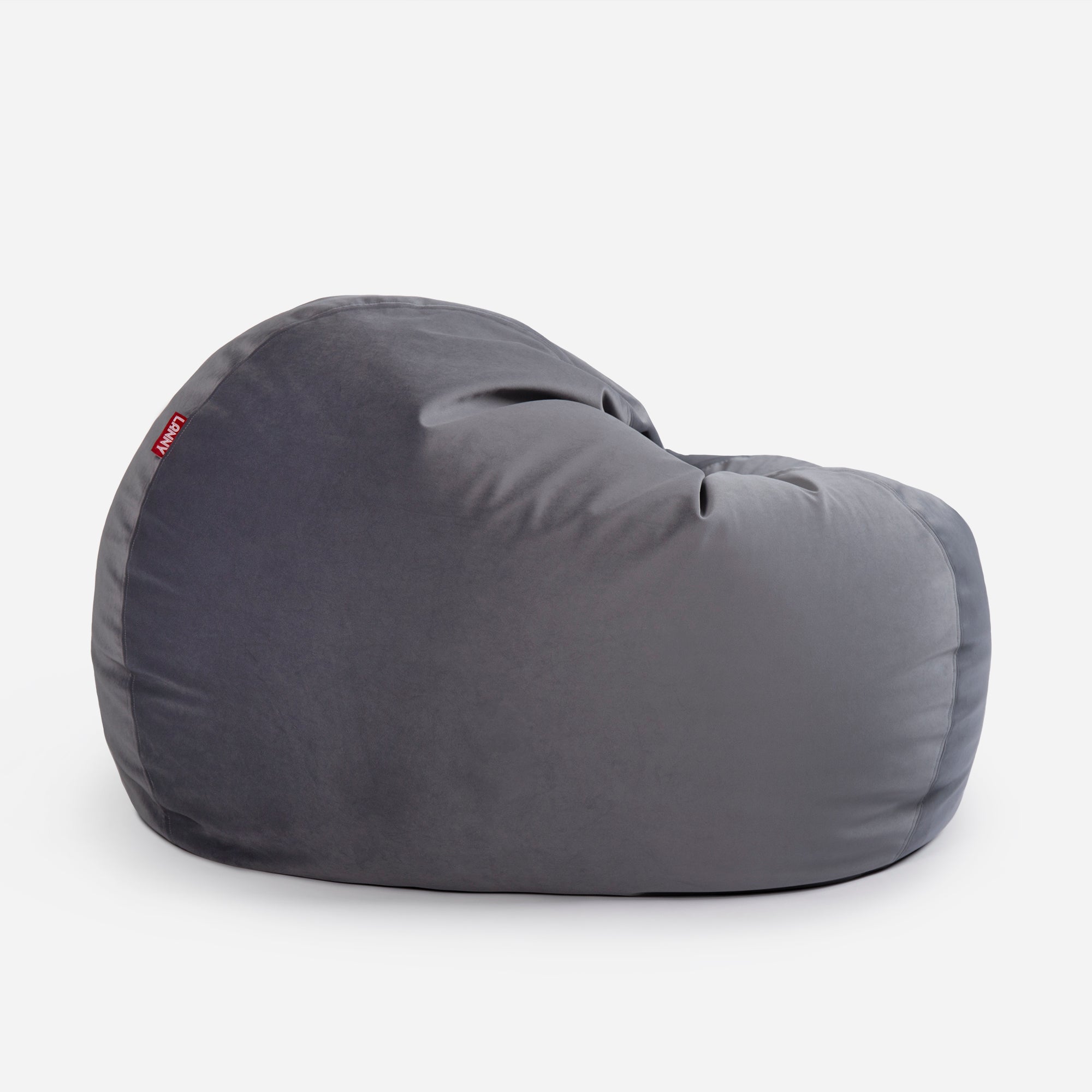 Sphere Velvet Gray Bean bag