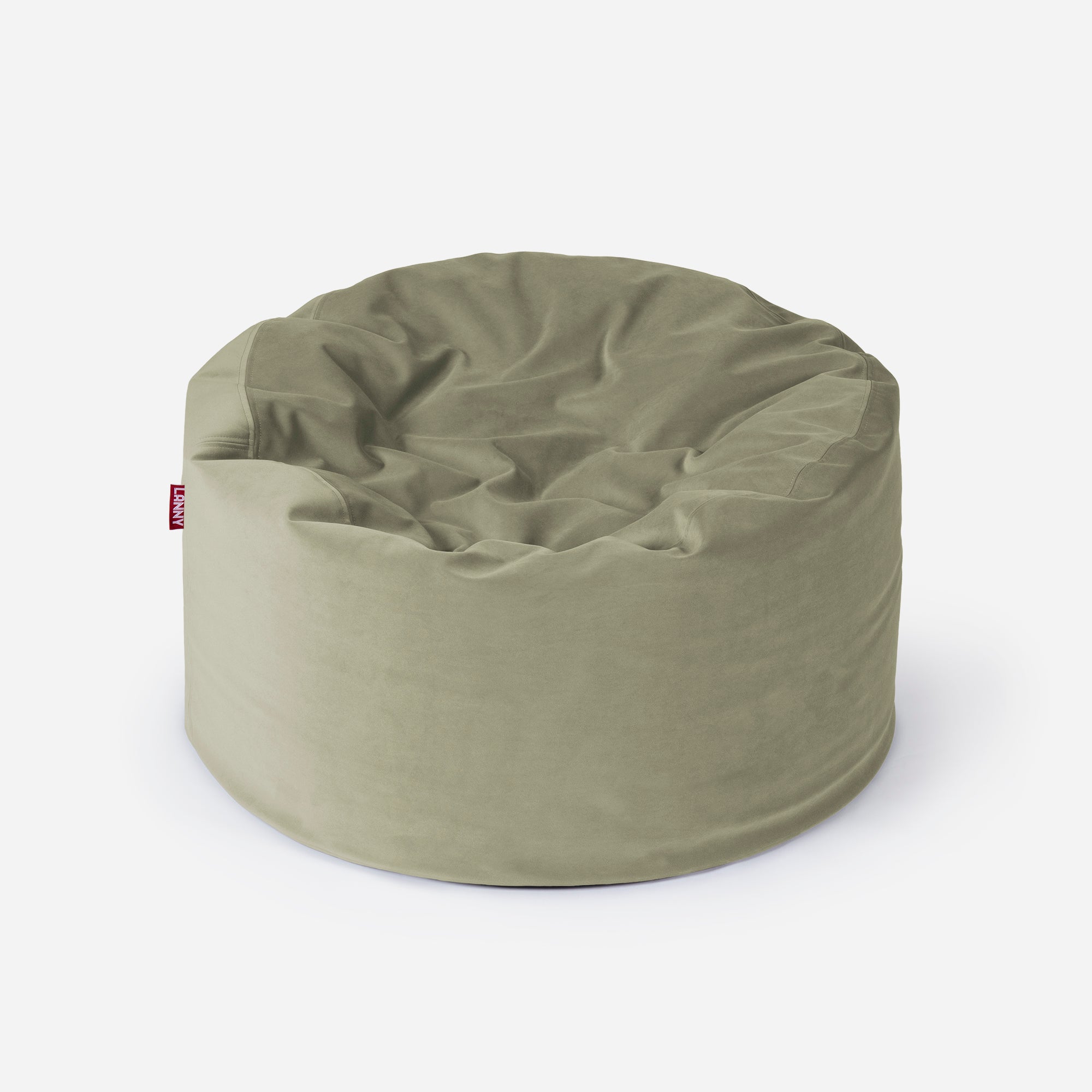 Original Medium Velvet Khaki Bean Bag