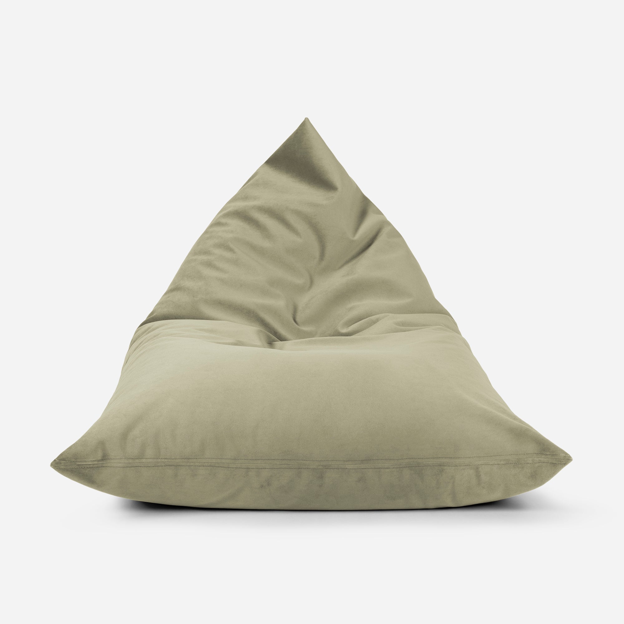 Slim Velvet Khaki Bean bag