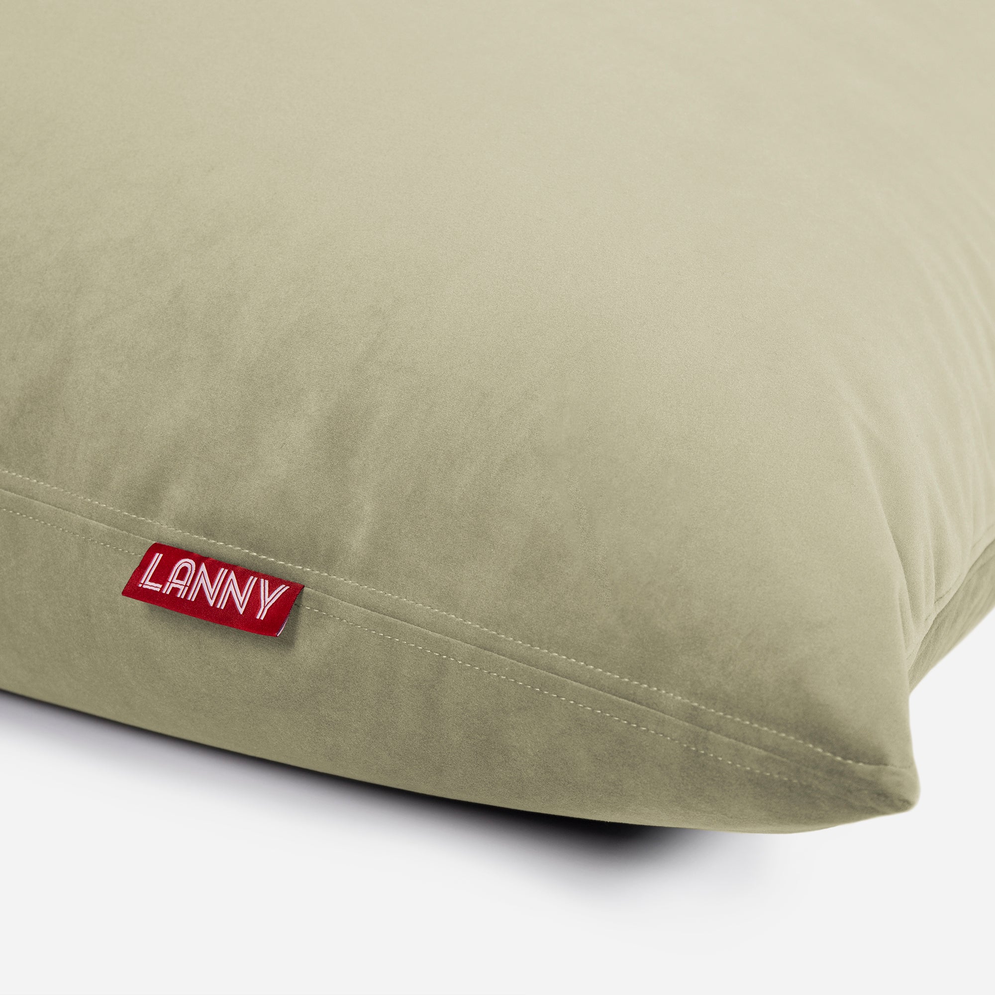 Slim Velvet Khaki Bean bag