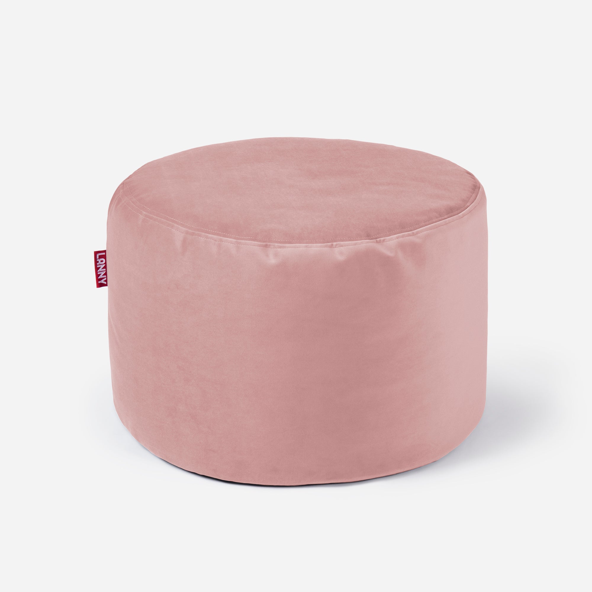 Medium Velvet Pink Pouf