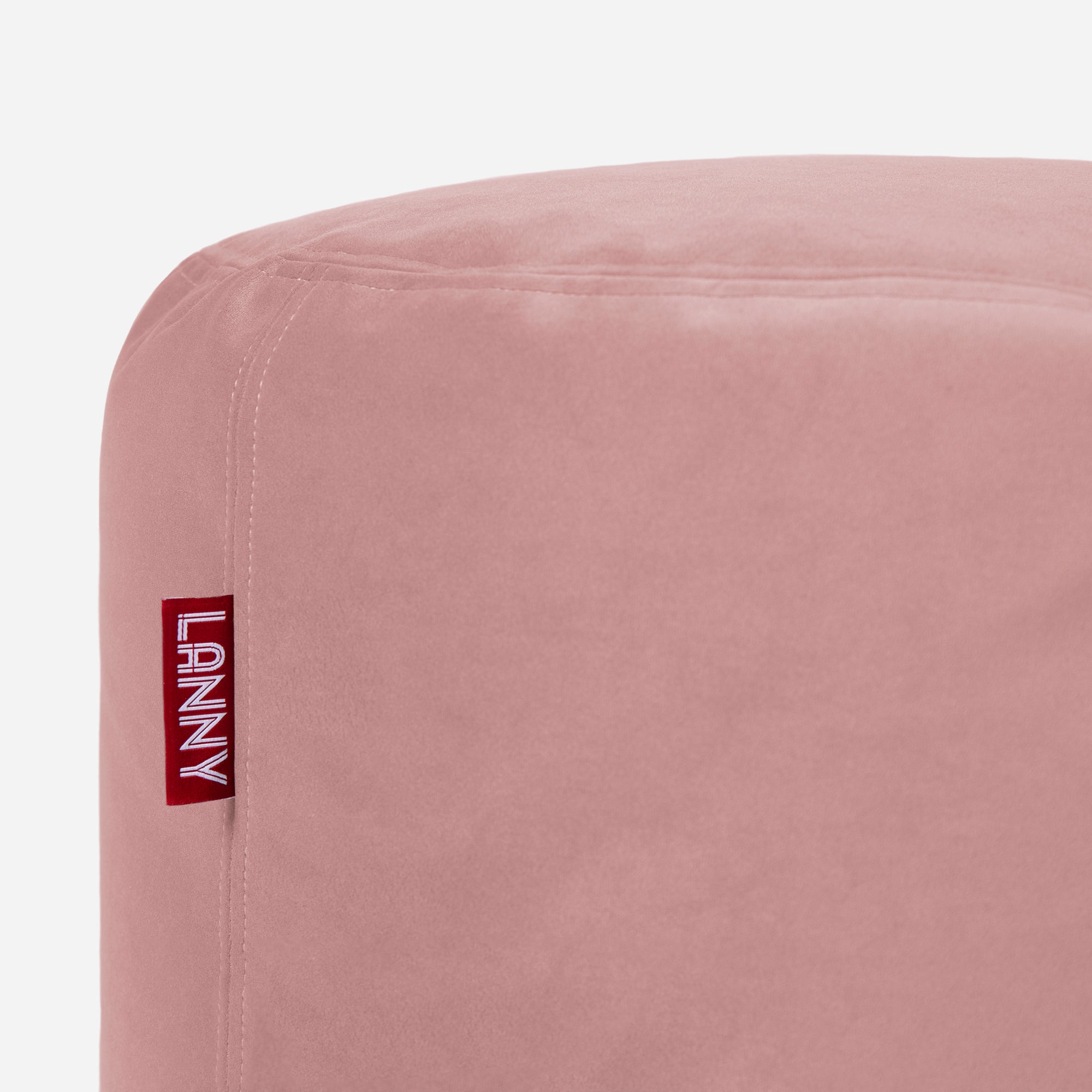 Medium Velvet Pink Pouf