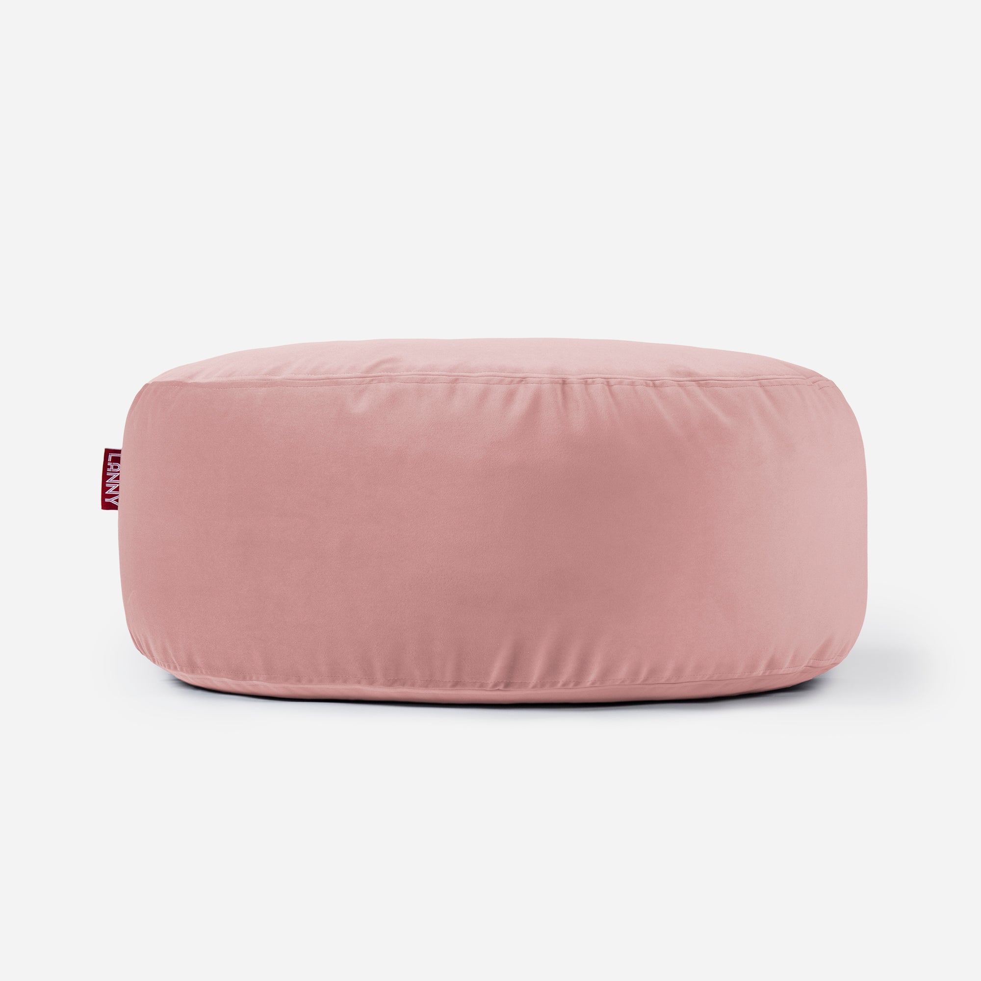 Short Velvet Pink Pouf