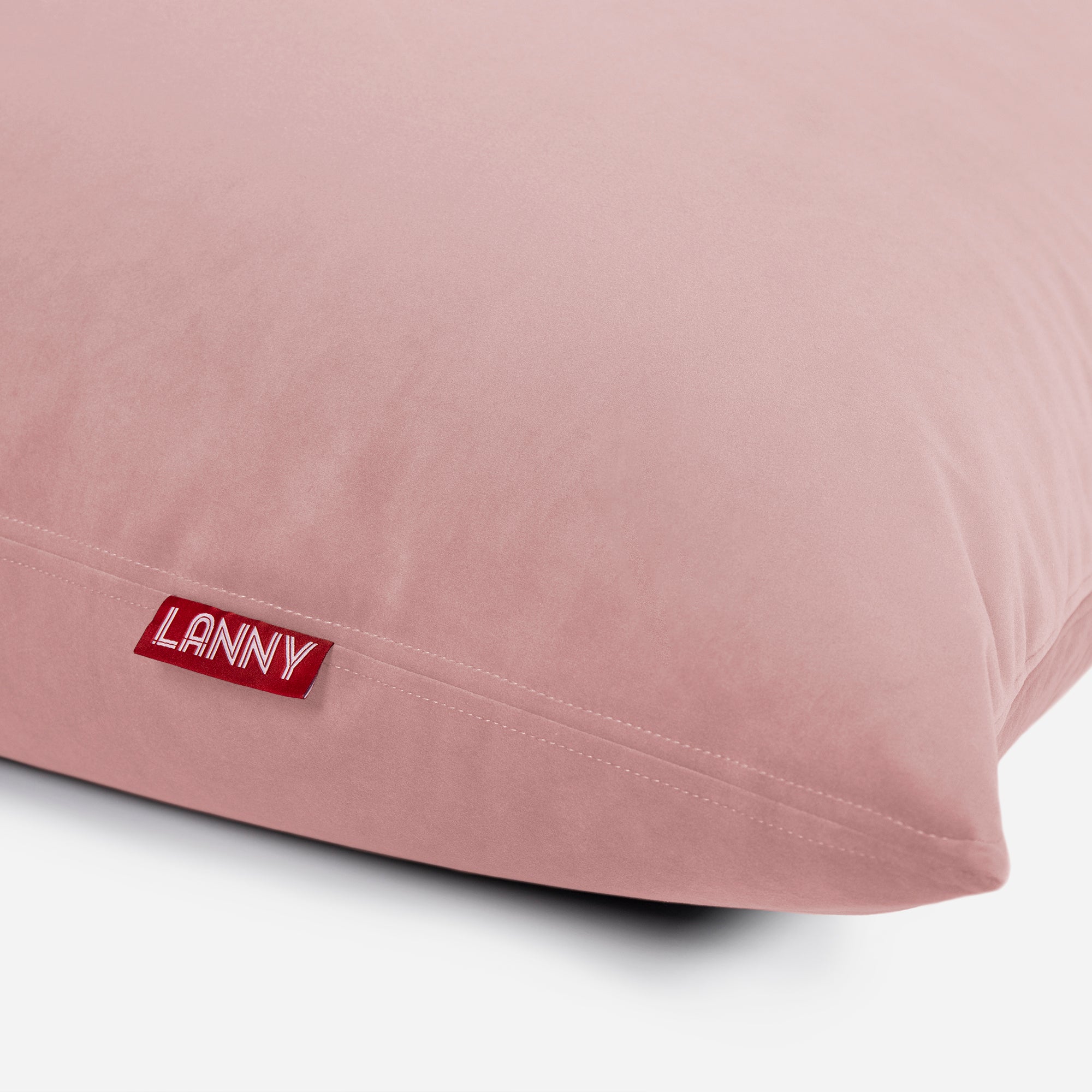 Slim Velvet Pink Bean bag