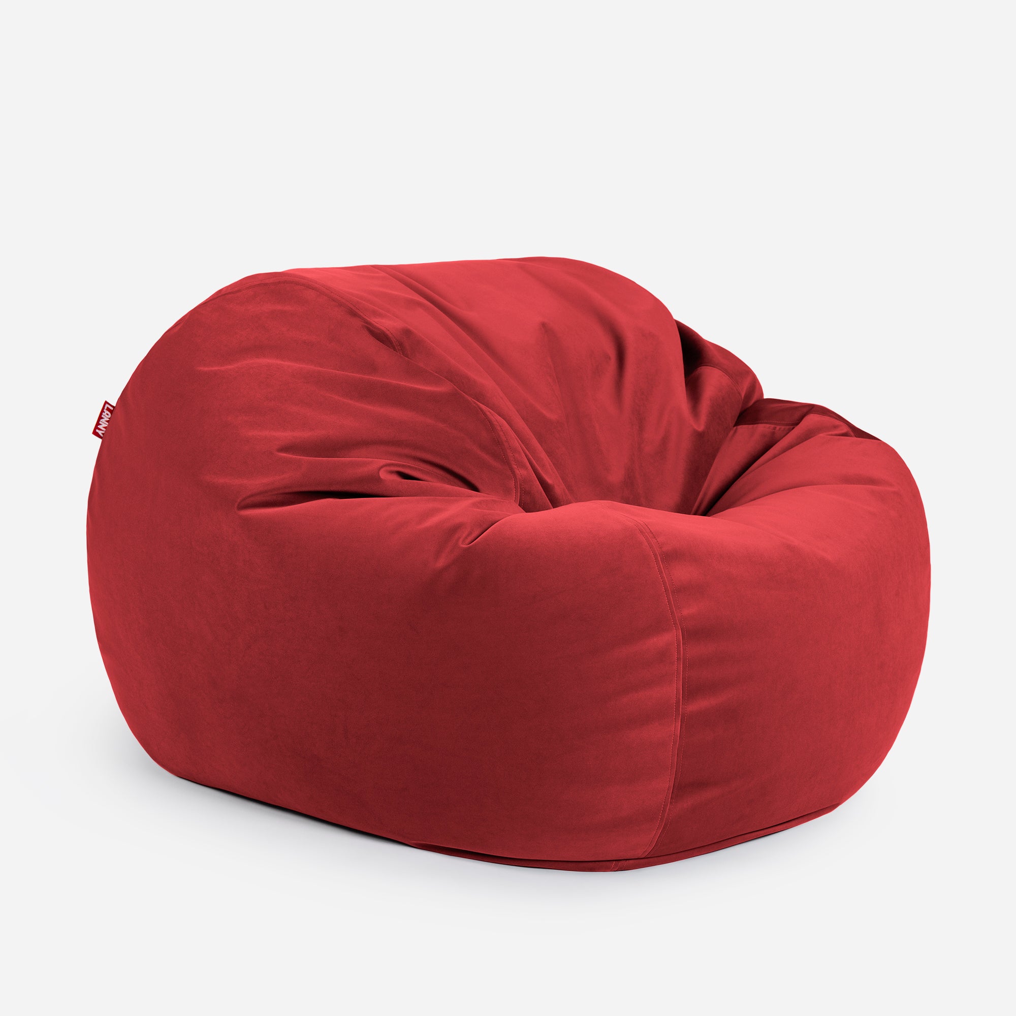 Sphere Velvet Red Bean bag