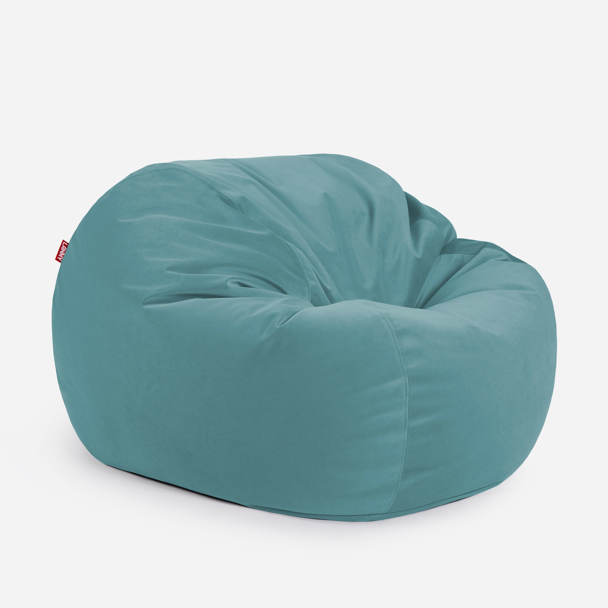 Sphere Large Velvet Turquoise Bean bag